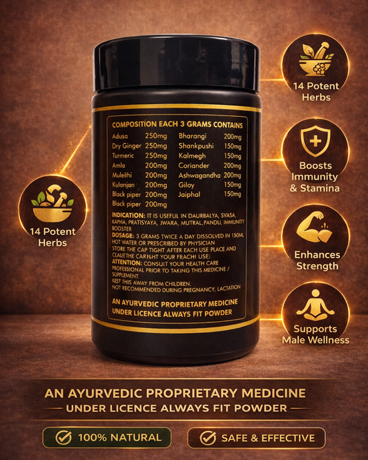Jodveda X Power Gold Powder for Men | Ayurvedic Energy & Stamina Booster | Strength & Vitality Support | 100g