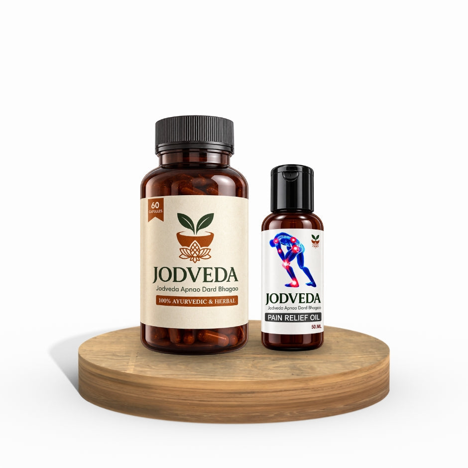 JODVEDA 100% Ayurvedic for Joint Pain, Knee Pain, Arthritis & Muscle Pain Relief Capsules
