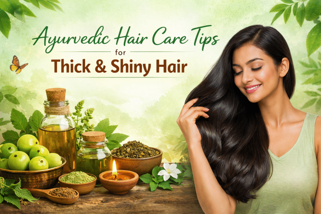 Ayurvedic Hair Care Tips for Thick & Shiny Hair