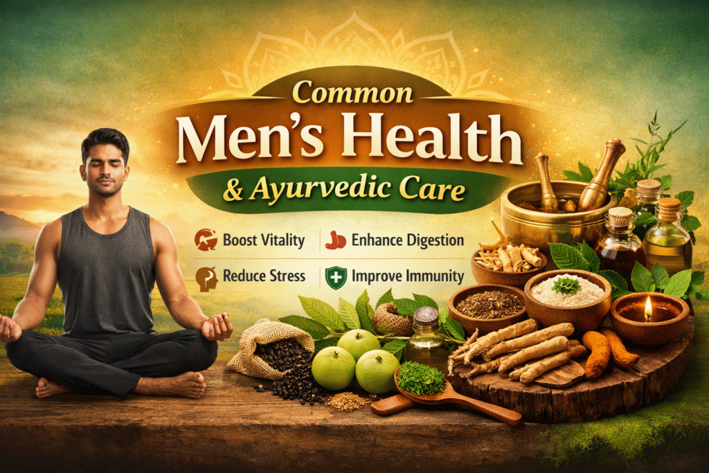 Common Men’s Health Problems & Ayurvedic Care