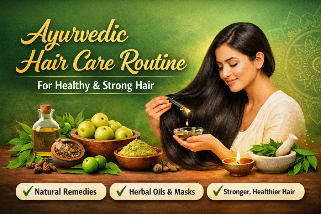 Ayurvedic Hair Care Routine for Healthy and Strong Hair