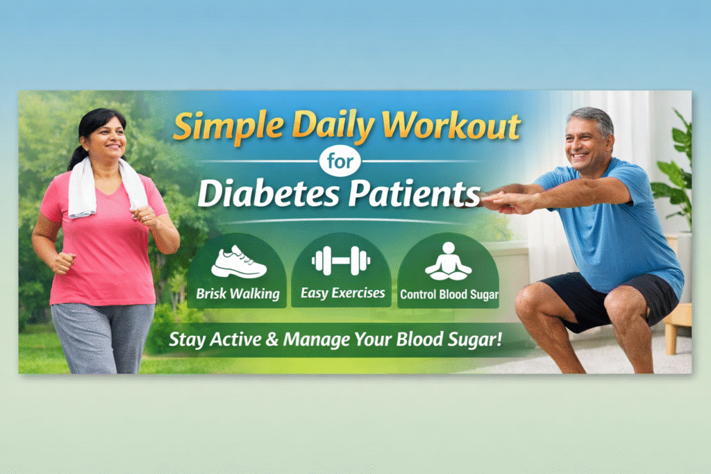 Simple Daily Workout for Diabetes Patients