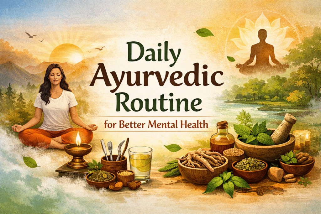 Daily Ayurvedic Routine for Better Mental Health