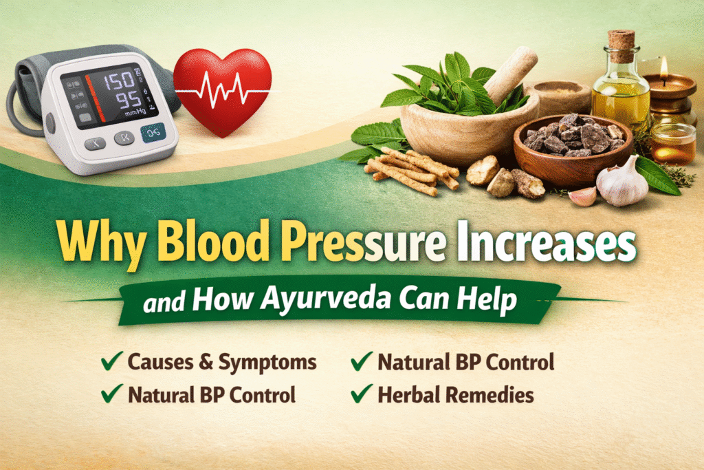 Why Blood Pressure Increases and How Ayurveda Can Help