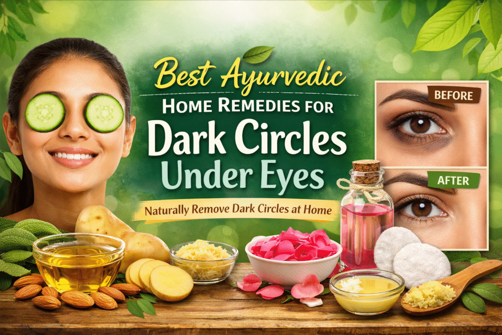 Best Ayurvedic Home Remedies for Dark Circles Under Eyes