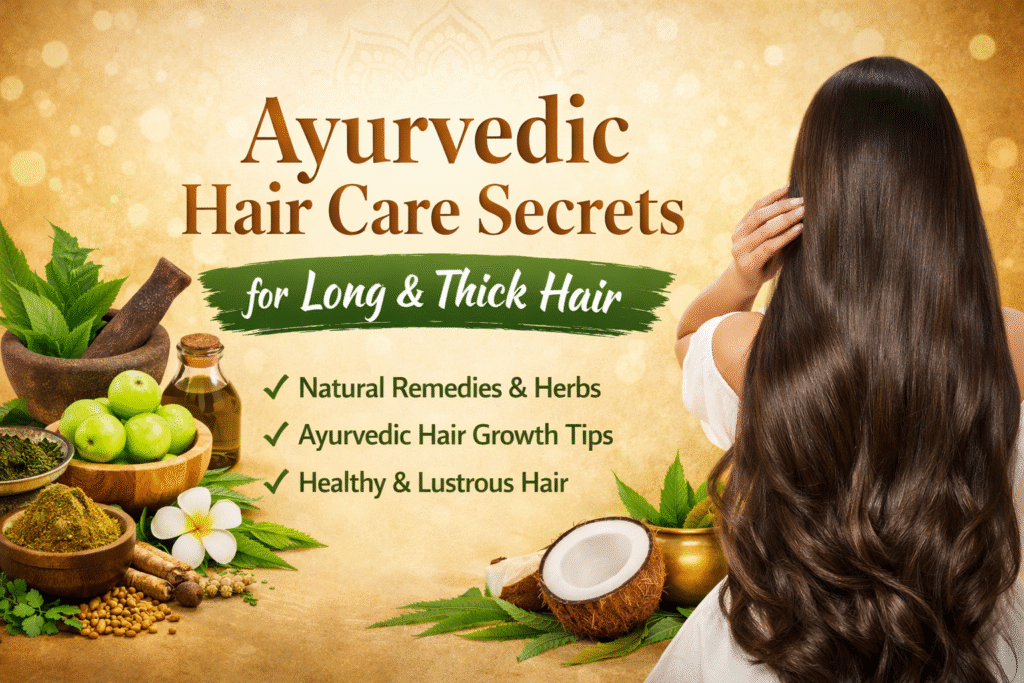 Ayurvedic Hair Care Secrets for Long and Thick Hair